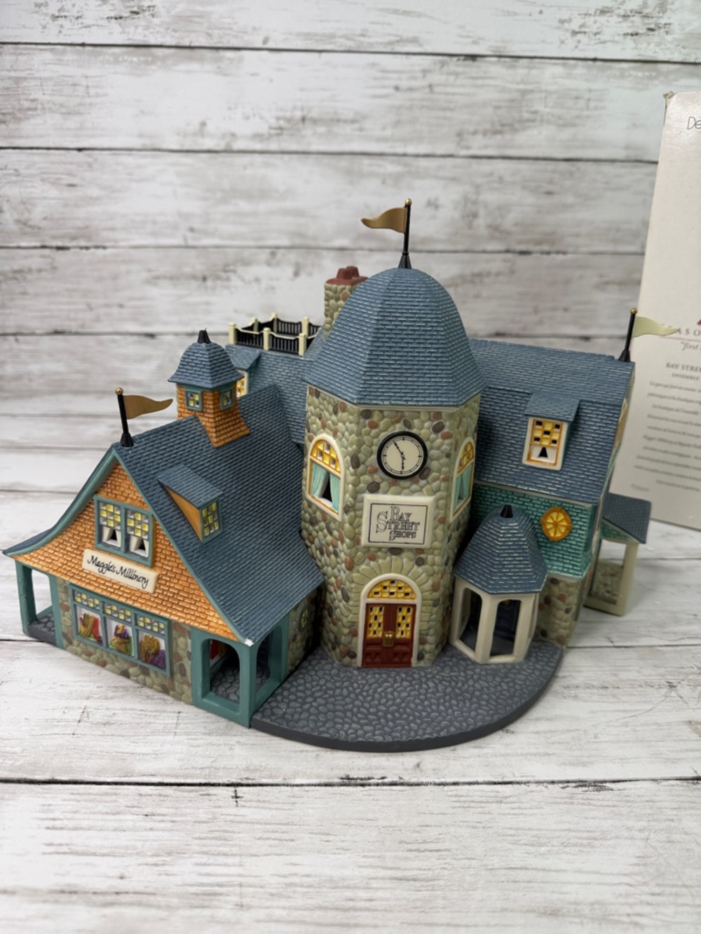 Department 56 BAY STREET SHOPS - Seasons Bay Christmas village Read Details